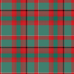 Scottish Tartan Plaid Seamless Pattern, Tartan Seamless Pattern. Template for Design Ornament. Seamless Fabric Texture. Vector Illustration