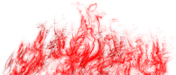 realistic red smoke element