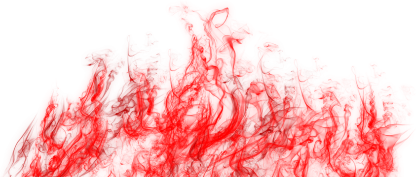 realistic red smoke element