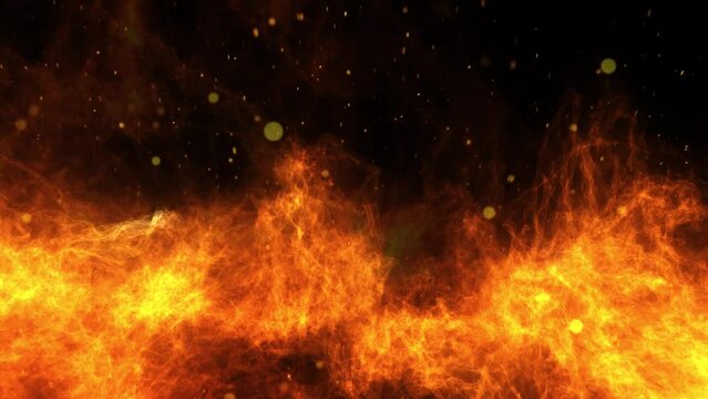 Fire Waves Background
