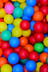 Fototapeta na wymiar background of balls, balls background, close up of colorful balls, colorful background, colorful balls, wallpaper, party, birthday party, amusement park, pool balls, ball pit, balls background