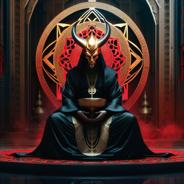 Meditating a demon. Generative AI