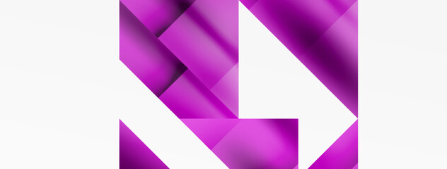 Vivid abstraction unfolds. Triangles in seamless harmony, composing dynamic geometric backdrop. Interplay of angles and hues forms captivating tapestry, evoking modernity and artistic allure