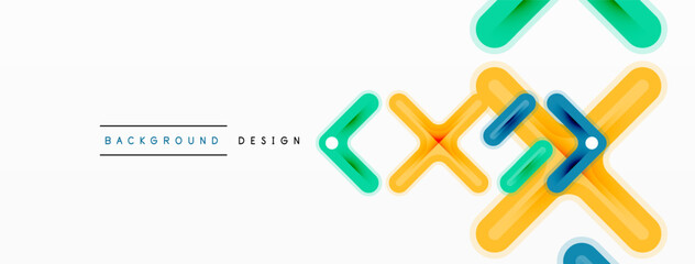 Minimal geometric background cross line. Design for wallpaper, banner, background, landing page, wall art, invitation, prints, posters