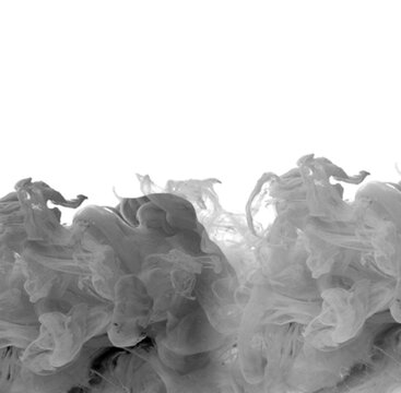 smoke white background