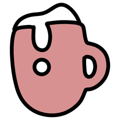 illustration of a teapot and cup