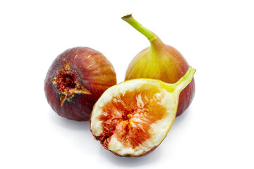 figs isolated on white background