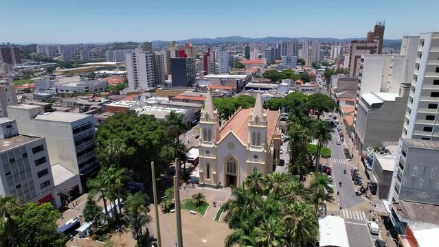 Igreja Matriz Nossa Senhora do Desterro in the city of Jundiai, Sao Paulo, Brazil.