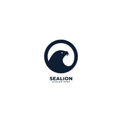 Obraz premium Sea lion symbol - vector illustration