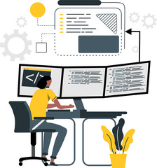 Working Woman Programmer