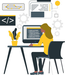 Working Woman Programmer