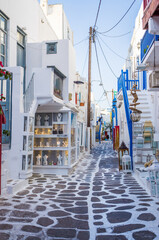 Chora town in Mykonos Island, Greece - obrazy, fototapety, plakaty