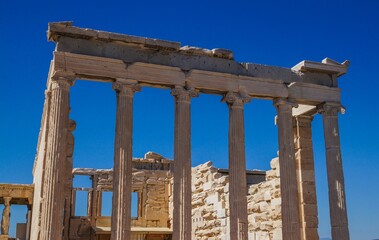 Fototapeta premium The Erechtheum at Acropolis of Athens, Athens, Greece