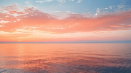 Fototapeta premium sunrise over the sea horizon, panorama beach seascape, tropical beach, sunset, sunlight