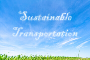 Sustainable Transportation: Modes of travel that minimize environmental impact, like cycling and public trans - obrazy, fototapety, plakaty
