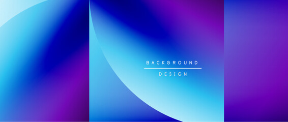 Circles and round shapes with gradients. Minimal abstract background, round geometric shapes, clean and structured design