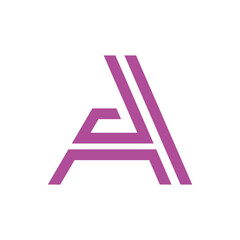 Monogram design vector logo. Monogram initial letter mark A logo design. Monogram design vector logo. Monogram initial letter mark A logo design simple A monogram