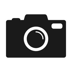 Camera Icon vector flat style isolated on grey background. Camera symbol for your web site design, logo, app, UI.illustration