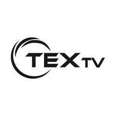 tex tv Chanel Logo Vector  Design 

