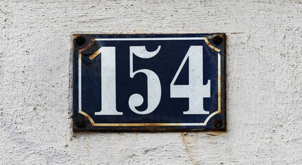 Hausnummer 154