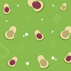 seamless pattern with Avocado