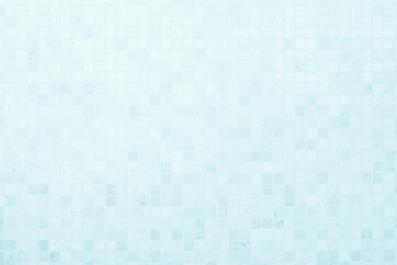 White or Blue ceramic wall and floor tiles abstract background. Design geometric mosaic texture for the decoration of the bedroom. Simple seamless pattern for backdrop advertising banner poster or web