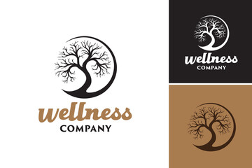 Wellness Logo Design Template is a versatile design asset that is perfect for businesses and brands in the health and wellness industry
