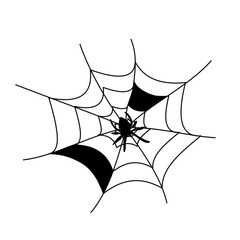 Spider web vector