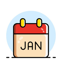 New Year Calendar Icon Design: Trendy, Vibrant, and Eye-Catching Graphics