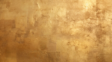 rustic texture of a gold colored wall - obrazy, fototapety, plakaty