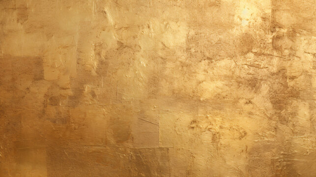 rustic texture of a gold colored wall