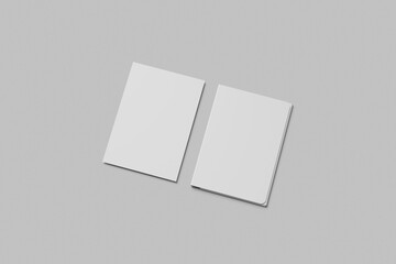 Blank Presentation A4 Folder Mockup