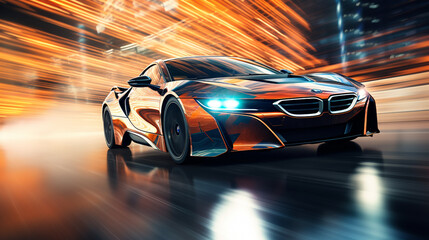 Obraz premium Speedy Car Success