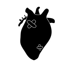 anatomy of the human body Silhouette