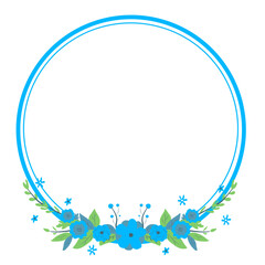 Obraz premium award floral frame