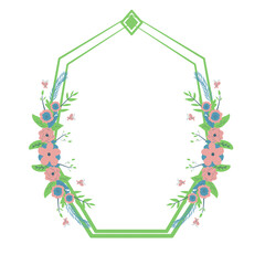 award floral frame