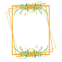 award floral frame
