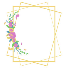 award floral frame