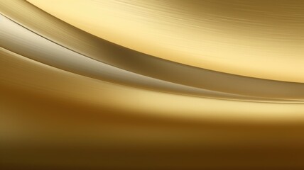 The abstract background of metal texture with empty space in soft light gold color. 3D illustration of exuberant. generative AI