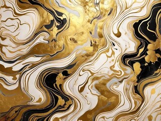 Abstract golden marble texture background. Golden marble texture abstract modern design for product, web, banner, wallpaper template and etc. Generative Ai