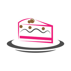 Cake logo icon design