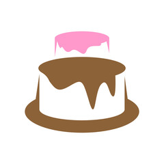 Cake logo icon design