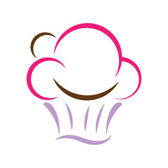 Cake logo icon design