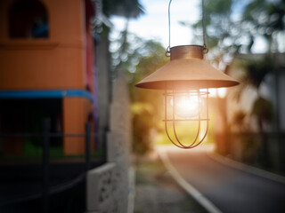 old tungsten Light bulb