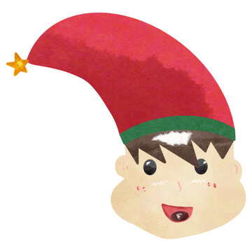 santa claus with a gift