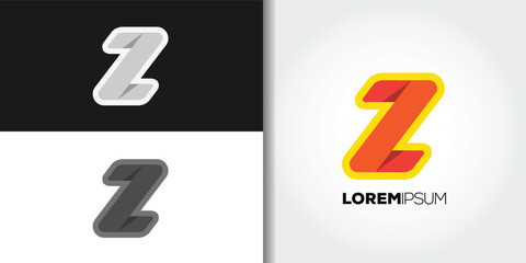 letter z logo set