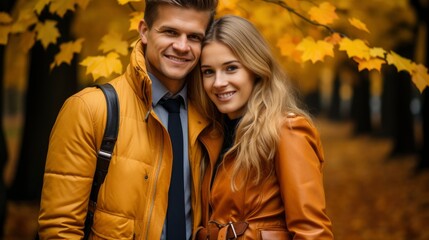 Fototapeta premium Lovely Smiling Couple Sitting Car Trunk, Gradient Color Background, Background Images , Hd Wallpapers