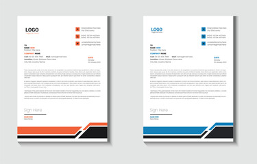 Letterhead template