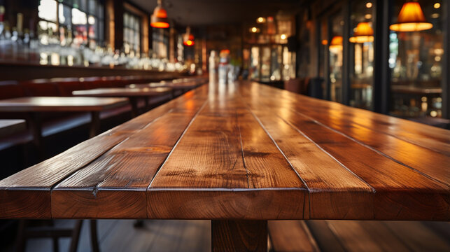 interior of a restaurant HD 8K wallpaper Stock Photographic Image 