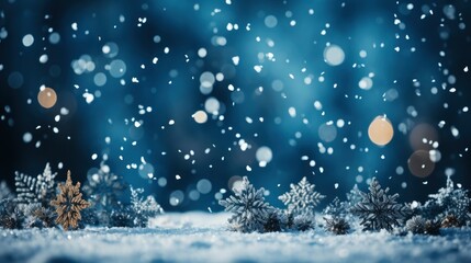 Fototapeta na wymiar Outdoor Christmas Landscape Snow, Gradient Color Background, Background Images , Hd Wallpapers